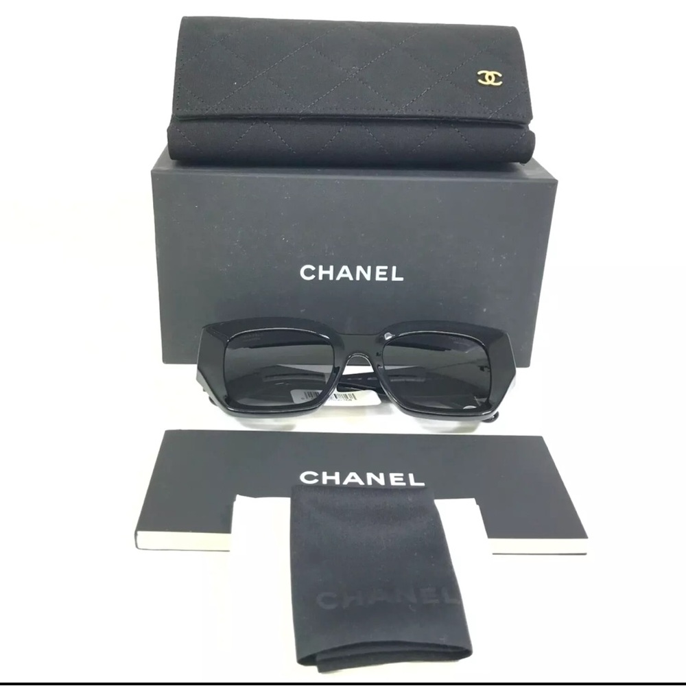 Chanel Sunglasses 5506 c.622/S8 Butterfly Frames w/ Gray Lenses 51-21-140